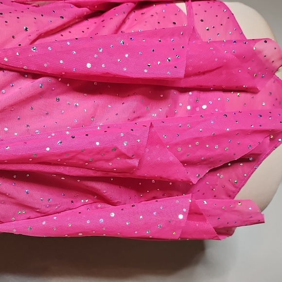 NWT Y2K Vintage Sexy Little Things Victorias Secret Pink Sparkle Cami,Panty Set - Picture 3 of 15